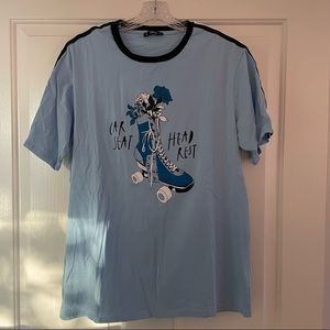 Car Seat Headrest Rollerskate Band Tee